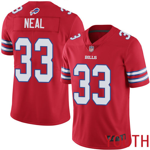 Youth Buffalo Bills 33 Siran Neal Limited Red Rush Vapor Untouchable NFL Jersey